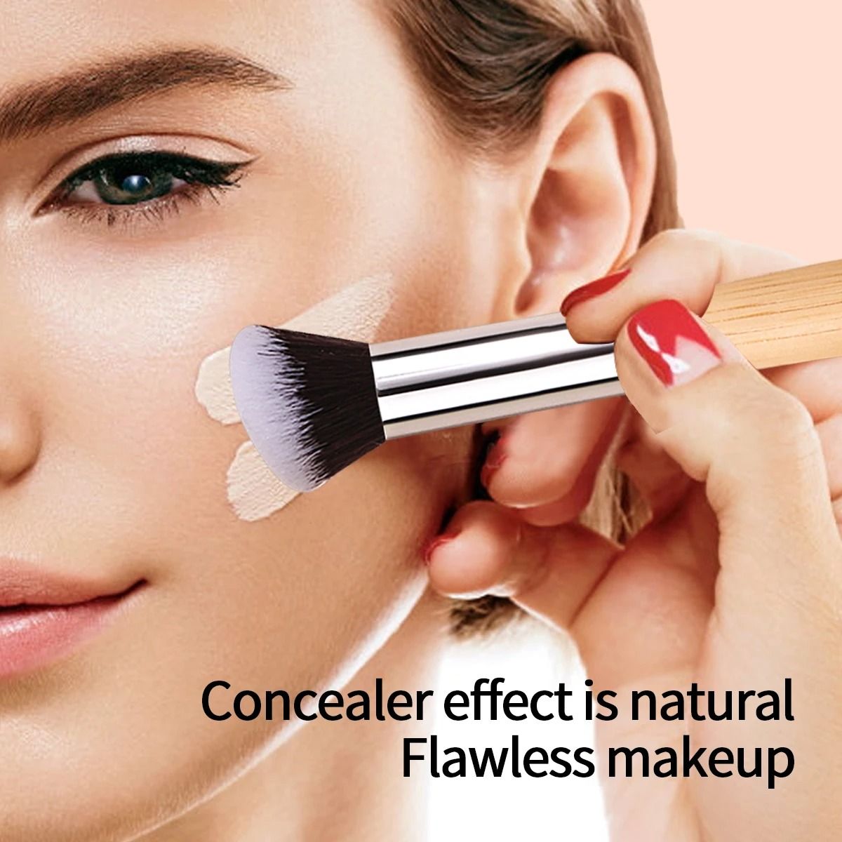 Professional Bamboo Precision Concealer and Detail Brush