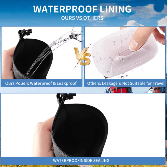 DrySafe Waterproof Soap Bar Travel Case Leakproof Soap Holder