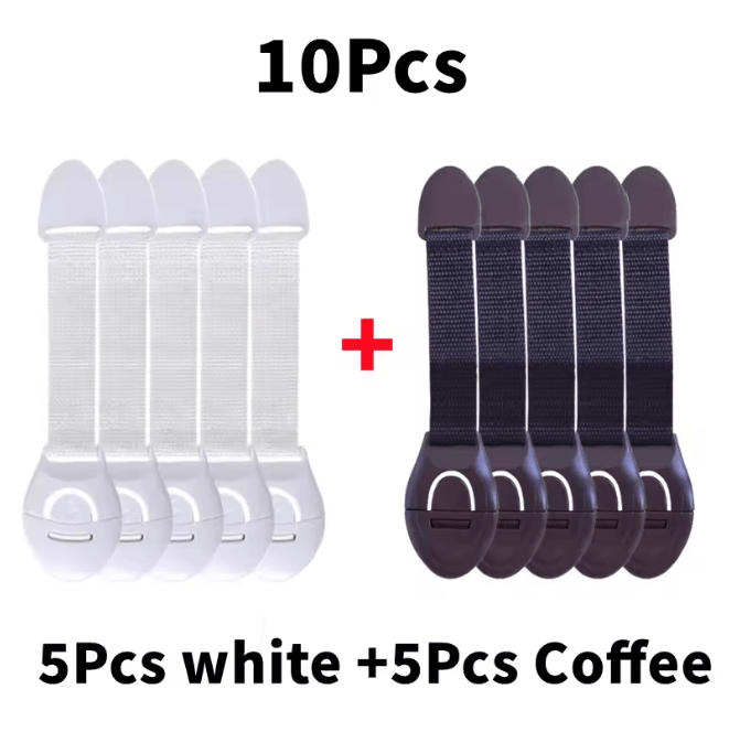 SafeLatch Child Safety Cabinet Locks Adjustable Baby Proof Straps