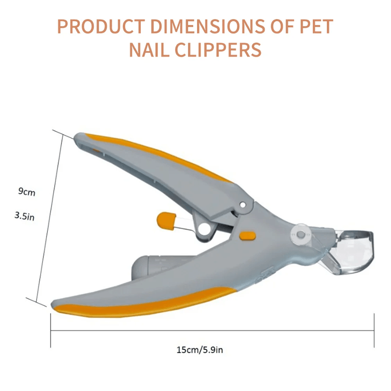 PawBright LED Pet Nail Clippers with Magnifier