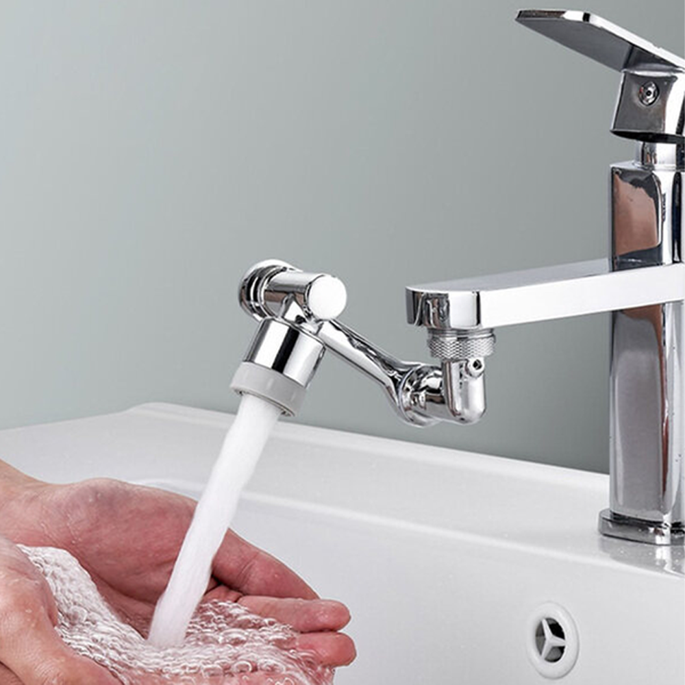 1080 Degree Rotating Dual Water Outlet Faucet Extender