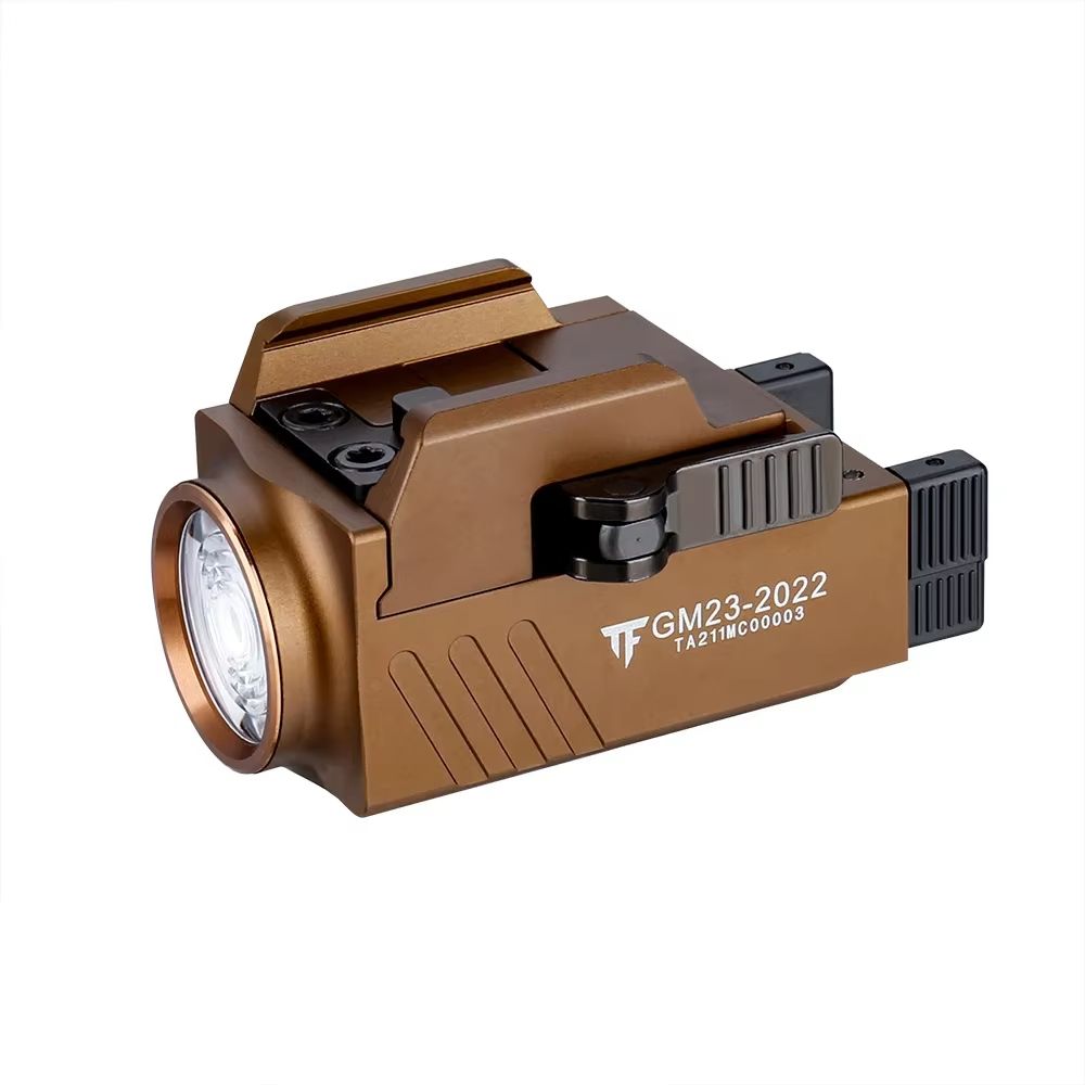 Trustfire GM23 Tactical LED Flashlight – Compact 800 Lumens USB Rechargeable Rail Light
