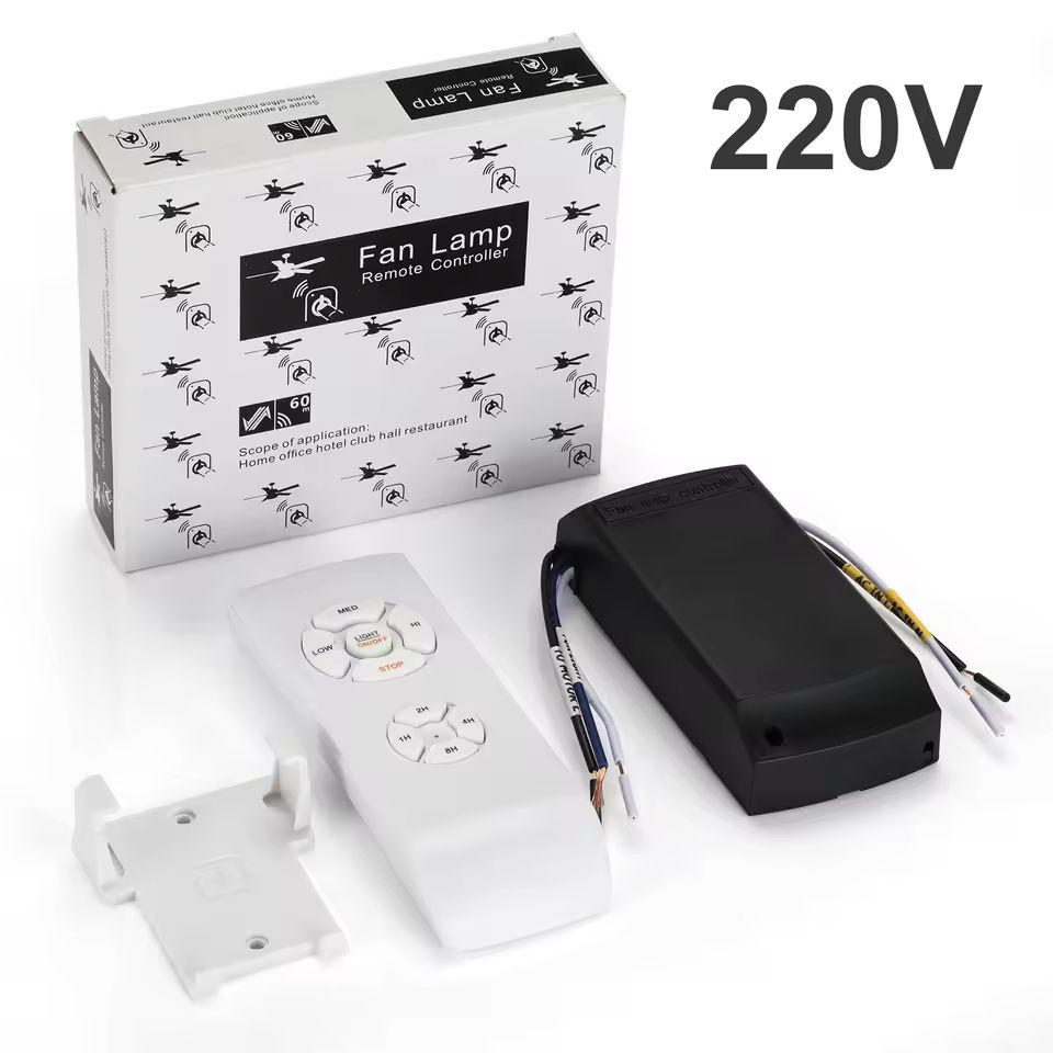 Universal Ceiling Fan Remote Control Kit with Timing and Speed Adjustment