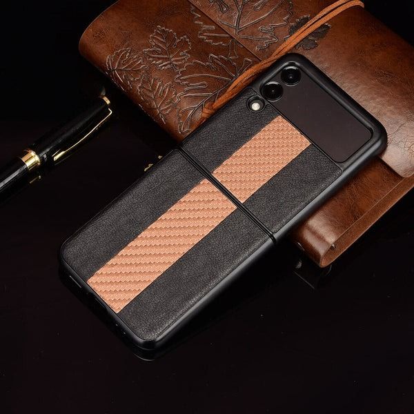 Samsung Galaxy Z Flip 3 5G Slim Folding Leather Shockproof Phone Case Cover, Secure Fit, Shockproof Protection, Durable,