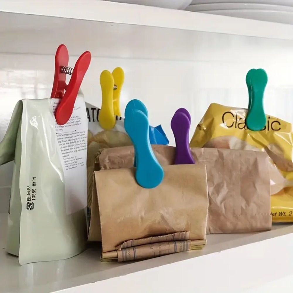 Reusable Bag Sealing Clips Multi Purpose Food Storage Closure Clips Set