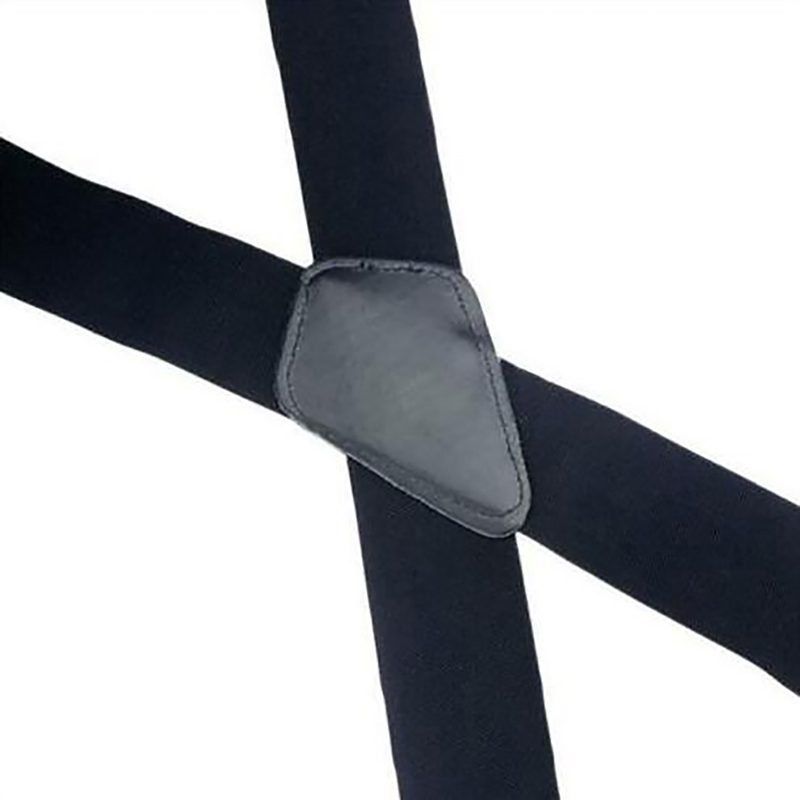Heavy Duty Men's Suspenders – Adjustable Elastic X-Back Braces with Strong Clips