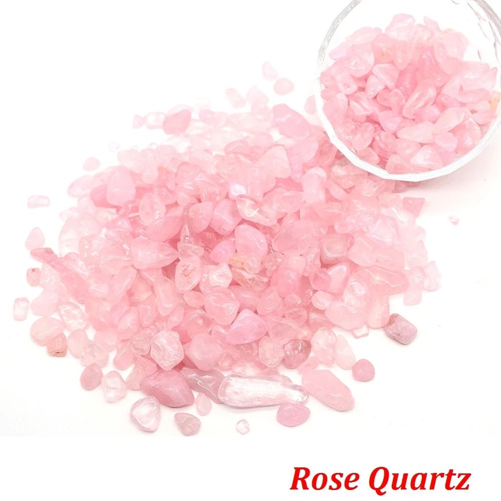Natural Tumbled Agate & Quartz Crystal Gravel