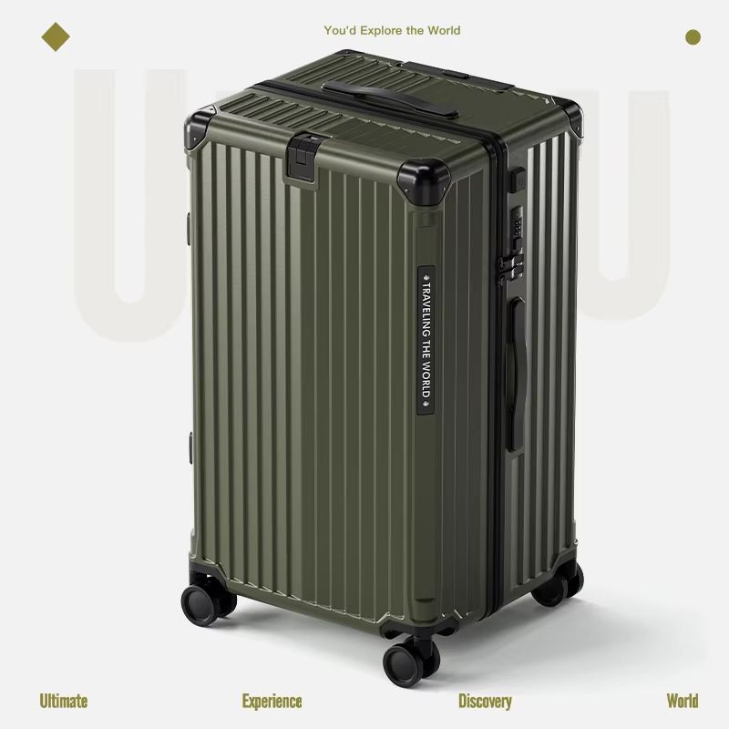 Hard Shell Carry On Suitcase Rolling Travel Luggage with Spinner Wheels 20 24 26 28 30 Inch Large Capacity Durable Lugga