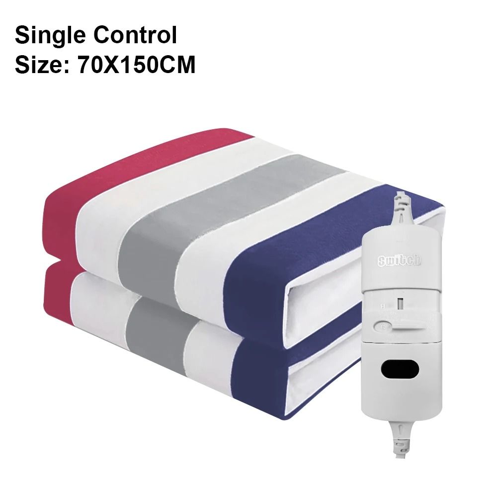 Electric Heating Blanket with Thermostat Thick Heated Blanket for Bed and Room Comfort