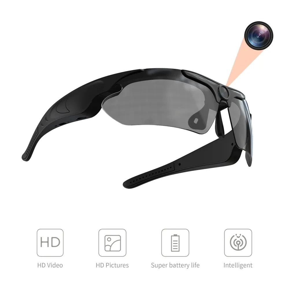Elite HD 1080P Smart Sunglasses Camera – Polarized Sports Eyewear with Wide-Angle POV Video Recorder