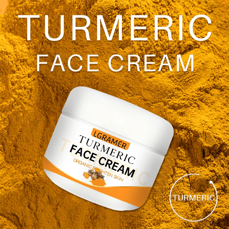 Turmeric Brightening Face Cream for Wrinkle Care and Deep Hydration