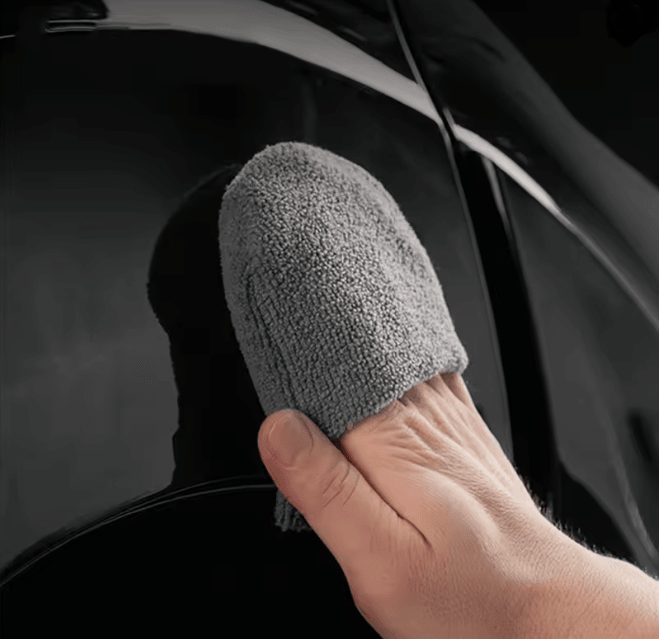 SoftTouch Microfiber Car Wax Applicator Mitts Polishing Sponge Pads