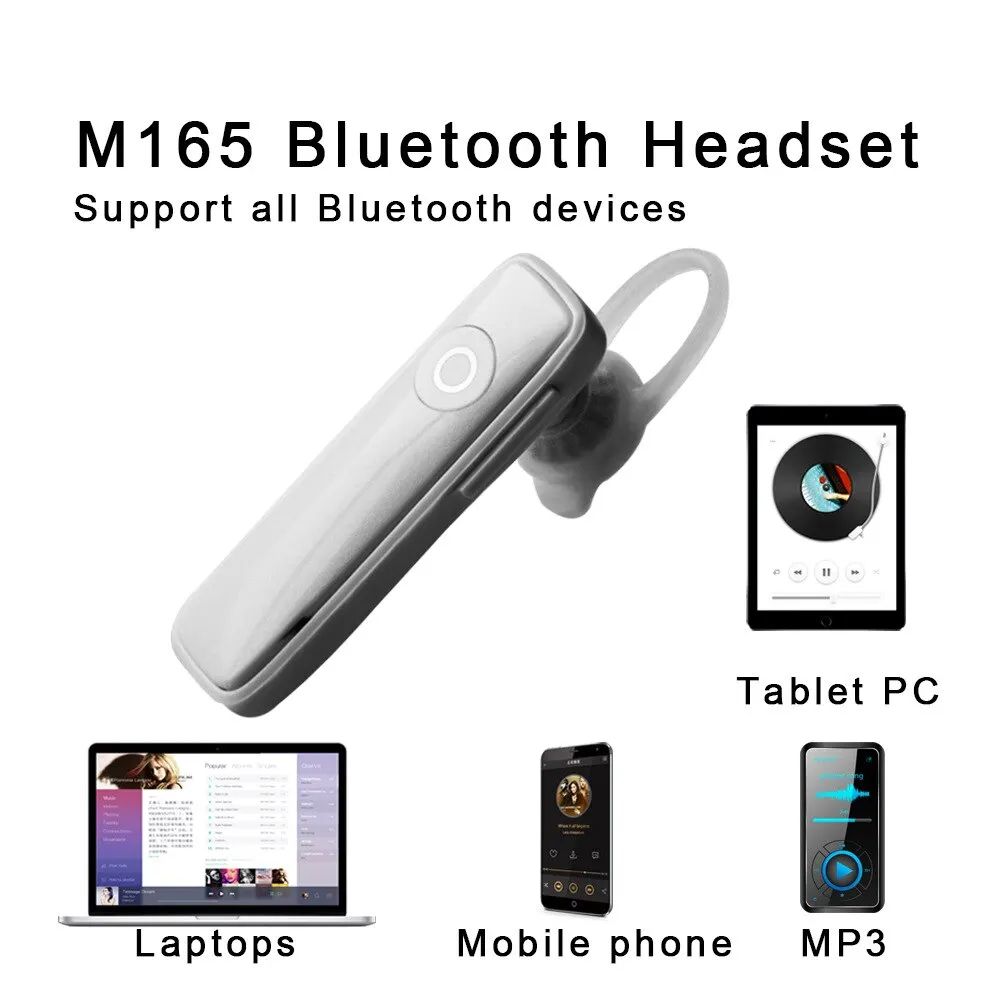 Mini Bluetooth Wireless Business Headset with Noise Reduction – Lightweight Single-Ear TWS