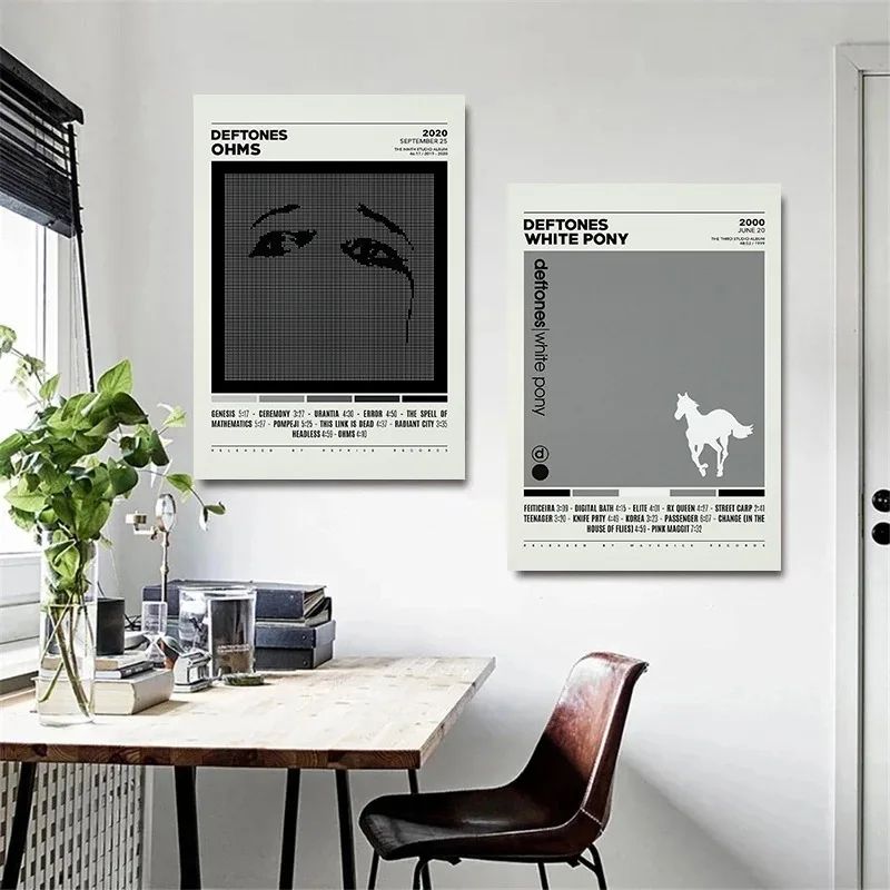 Deftones Album Cover Canvas Wall Art – Around the Fur Music Band Poster Print