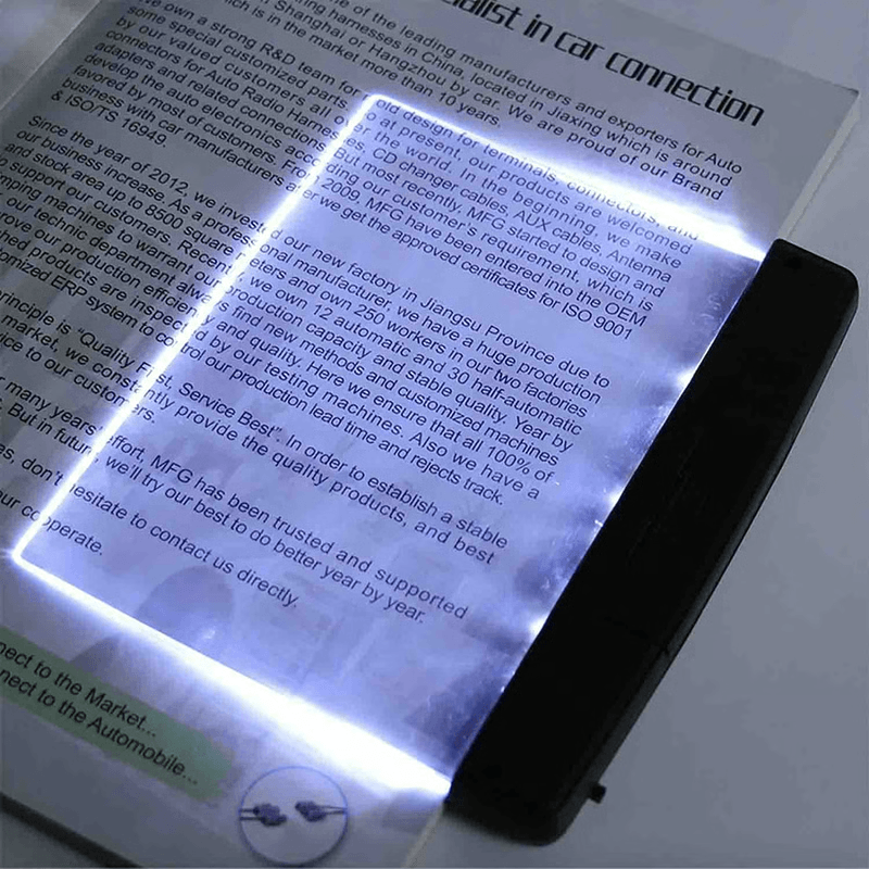 LED Book Light for Night Reading – Portable, Eye Protection