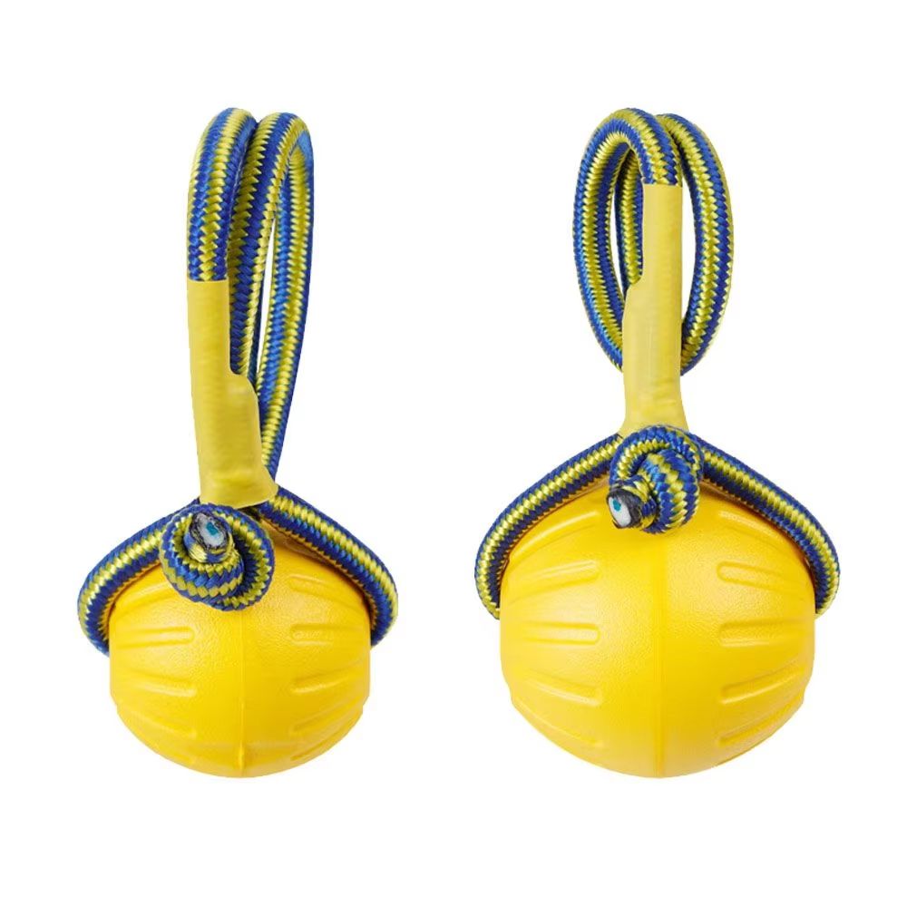 Indestructible Rubber Dog Training and Fetch Ball Toy