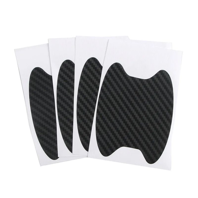 Carbon Fiber Car Door Handle Protection Stickers