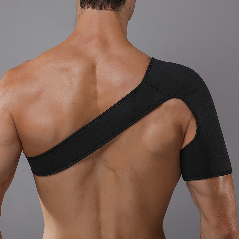 Adjustable Breathable Elastic Shoulder Support Rotator Cuff Brace for Left and Right Arm Men Women