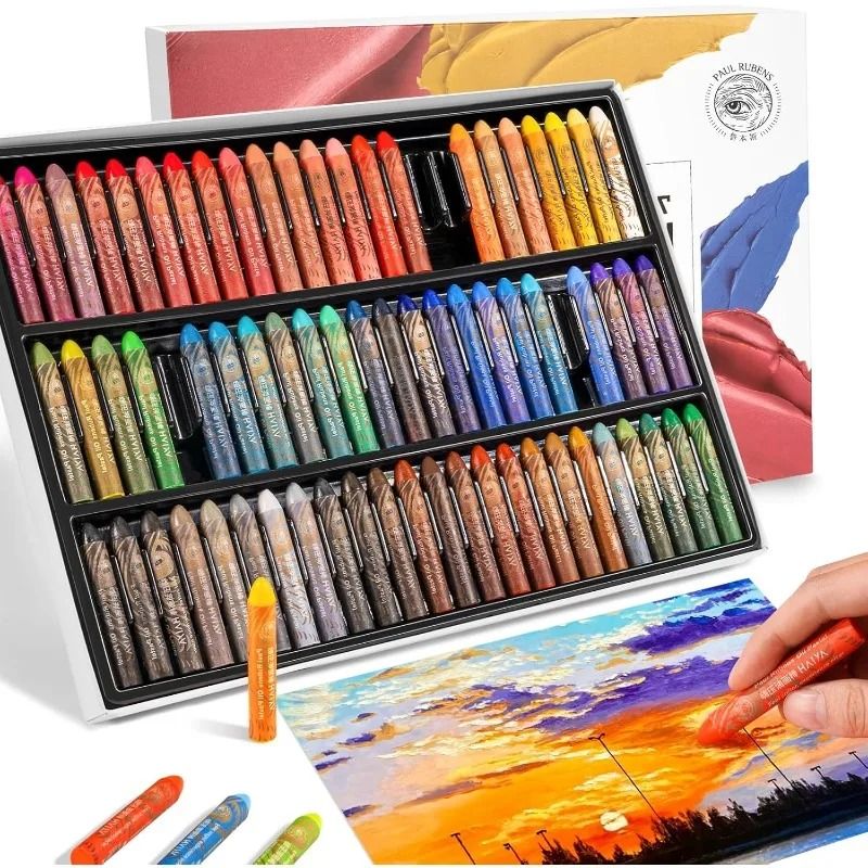 Paul Rubens Soft Oil Pastel Set Creamy Vibrant Colors for Artists and Beginners