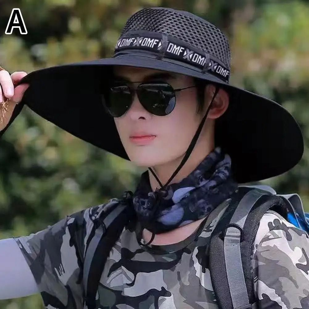 Large Brim Breathable Fishing & Sun Hat