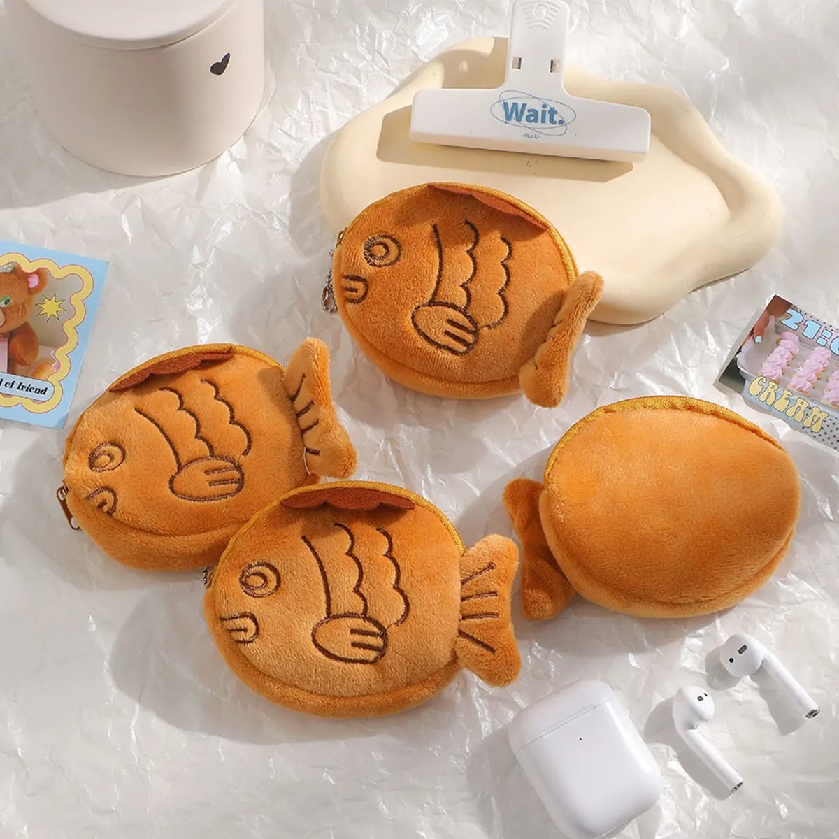 Cute Plush Fish Coin Purse