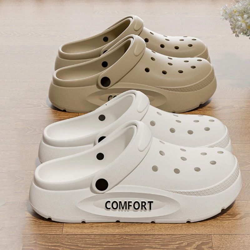 Universal Cloud-Soft Hollow Covered Toe Comfort Slippers