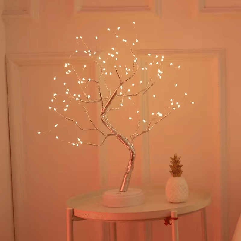 Fairy Light Spirit Tree Lamp, Relaxing Ambient Light for Home & Office Deco