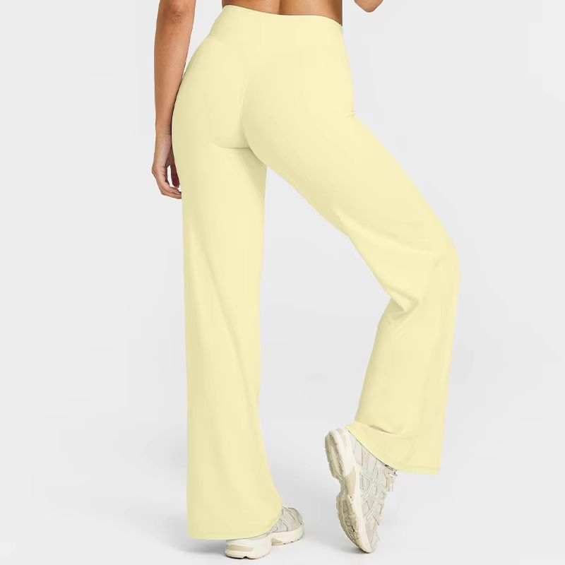 ButterSoft Women's Straight-Leg Yoga Pants – Mid-Waist Active & Lounge Trousers