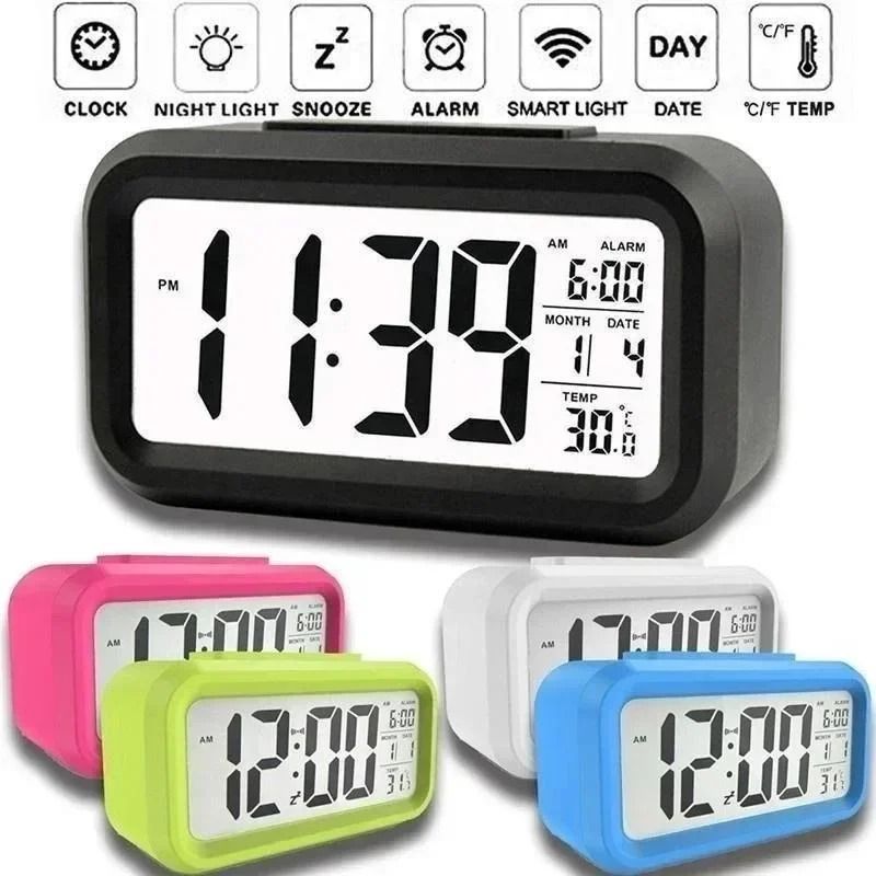 Modern Minimalist LED Digital Desktop Alarm Clock