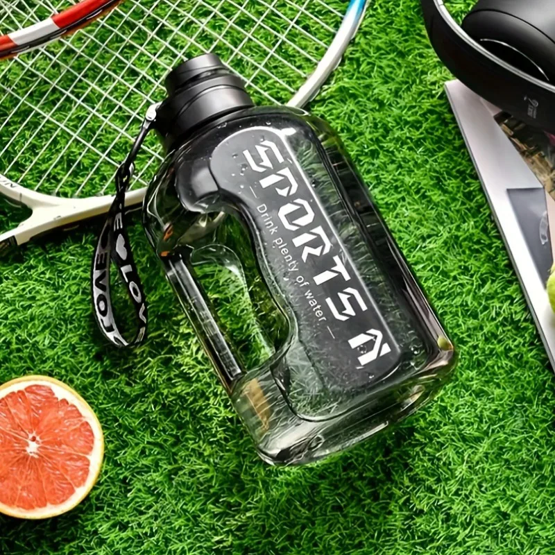 Large Capacity Water Bottle – Sports Gym Kettle for Travel & Camping – Portable BPA-Free Plastic Space Cup