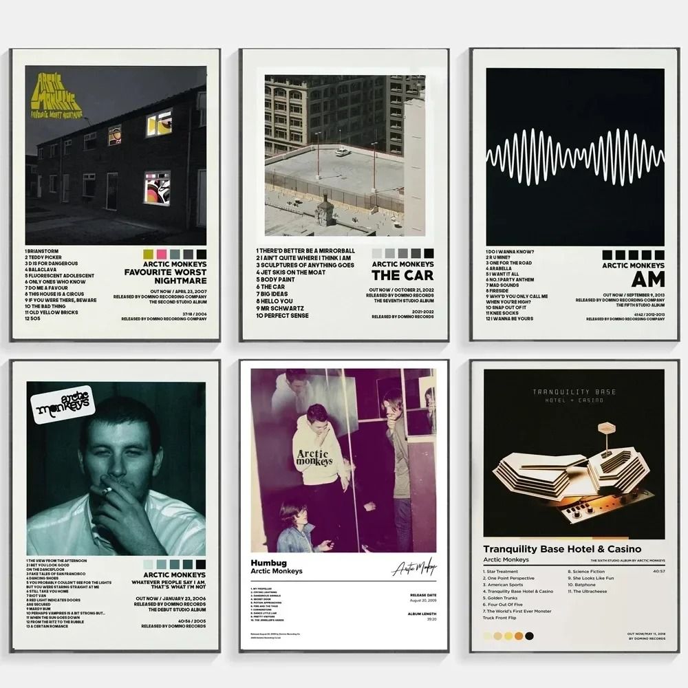 Arctic Monkeys Iconic Album Cover Poster – High-Definition Canvas Wall Art for Music Lovers