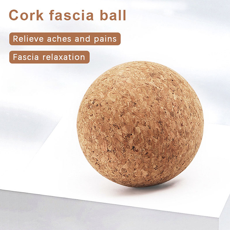 Myofascial Trigger Point Ball, Cork Massage Ball for Back Massage & Foot Massager, Yoga Tension Release Therapy