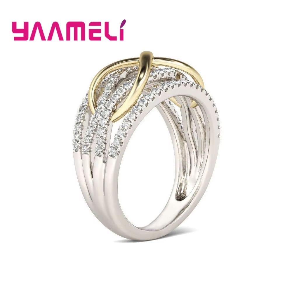 Infinity Bowknot '8' Eternity Ring – Sterling Silver Cubic Zirconia Promise Jewelry