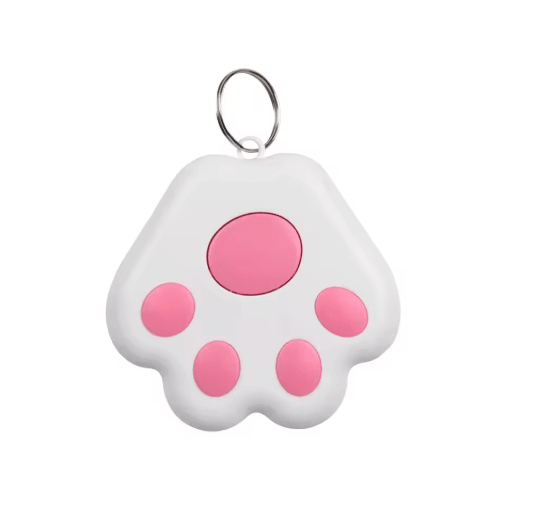 Cat Paw Mini Tracker Tag Cute Anti Lost Locator for Pets Keys and Wallets