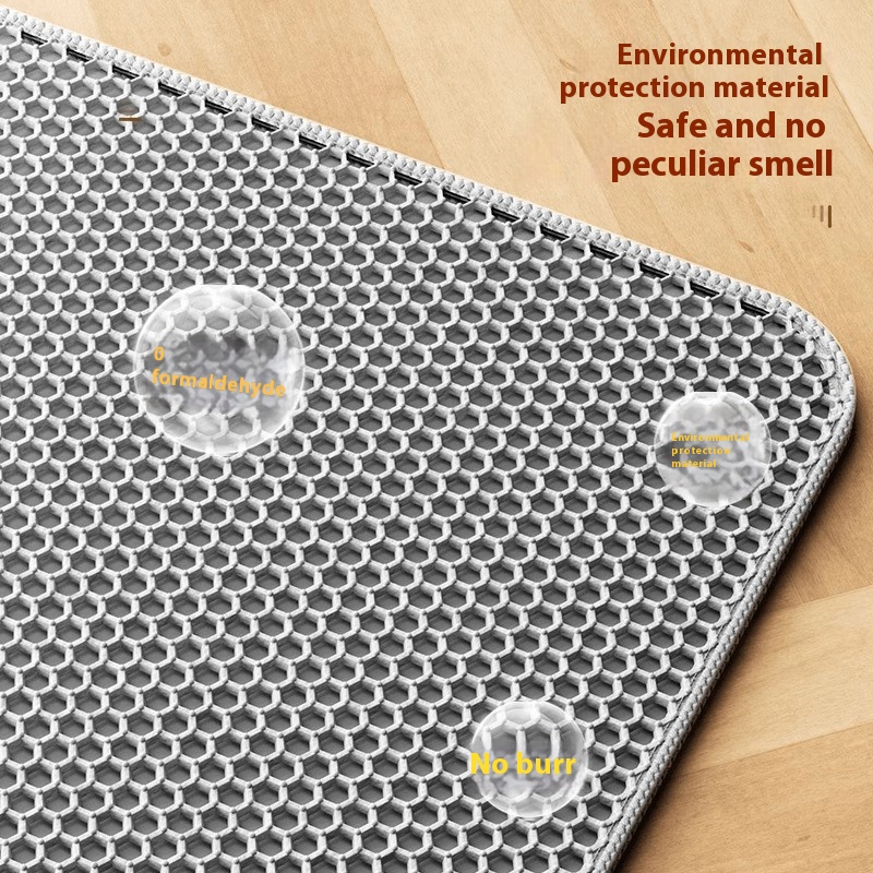 Heavy Duty Waterproof Cat Litter Mat, Extra Large Non Slip Washable Sand Stopper