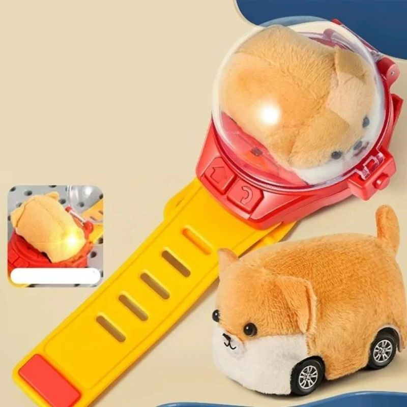 Mini Watch Car Parent Child Interaction, Remote Control Car Electric Alloy, Children's Watch Racing Toy Gift