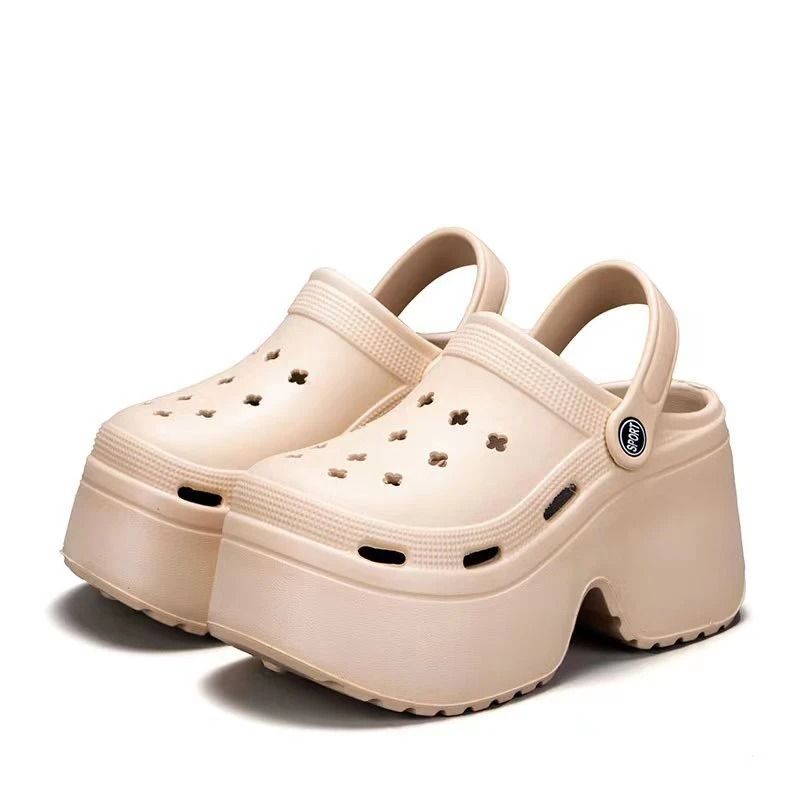 BreezeLift Closed Toe Chunky Platform Wedge Sandals