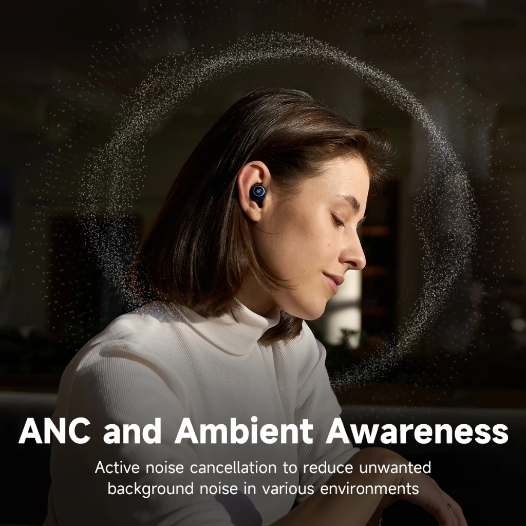 Edifier X3 Pro True Wireless Earbuds, Bluetooth V5.4, Noise Cancelling, Multipoint Connection, Lightweight, IP54 Rated