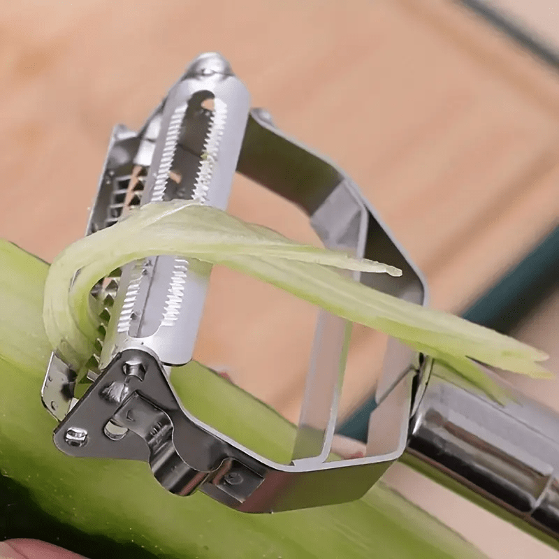 Multifunction Vegetable Peeler Stainless Steel Julienne Peeler and Kitchen Prep Tool