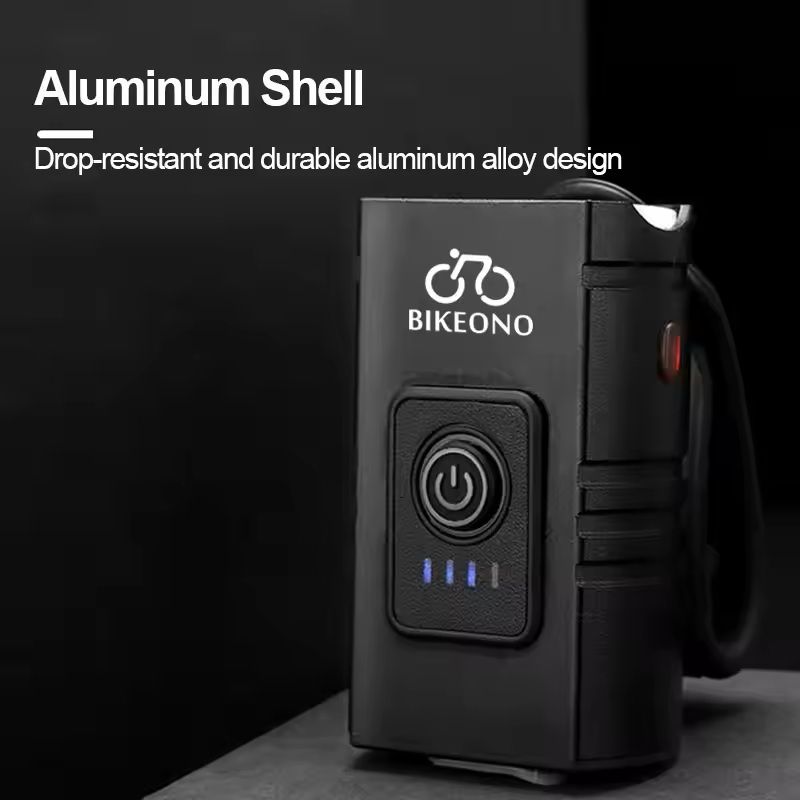 USB Rechargeable Bike Light Set Front LED Headlight and Taillight