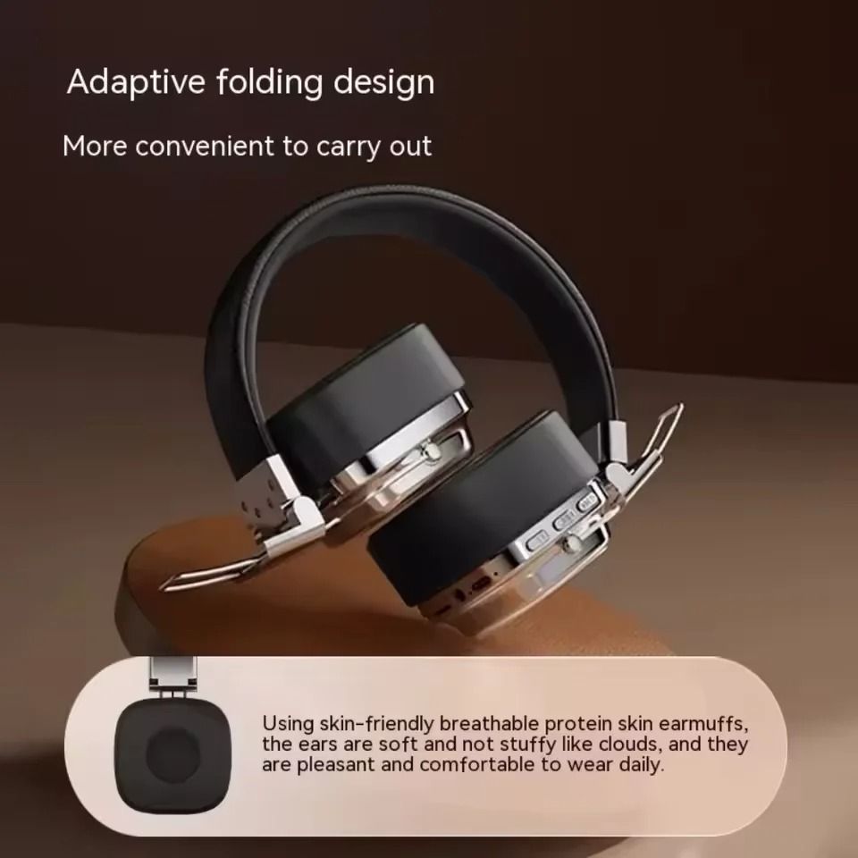 Foldable Wireless Bluetooth Headphones Over Ear Gaming Stereo DJ Headset