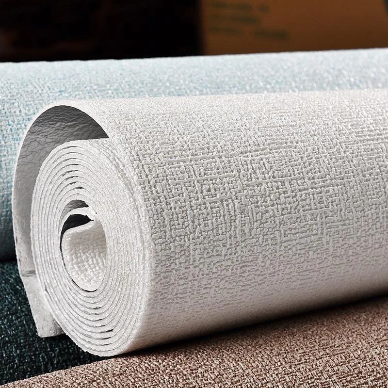 Self Adhesive 3D Wall Sticker Waterproof Cement Gray Wallpaper