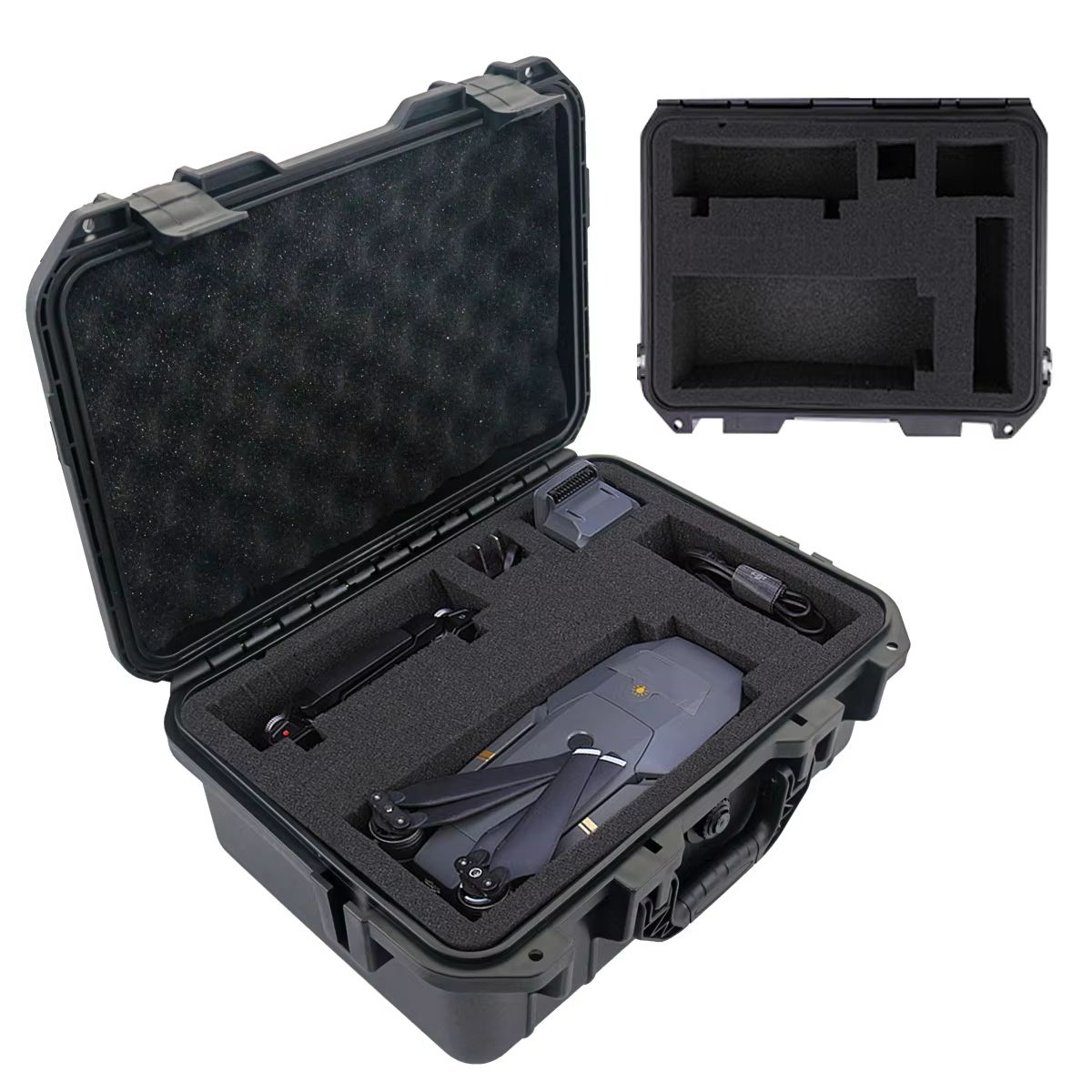 Waterproof Hard Carry Case with Pre-Cut Foam – Protective Storage Box and Tool Organizer