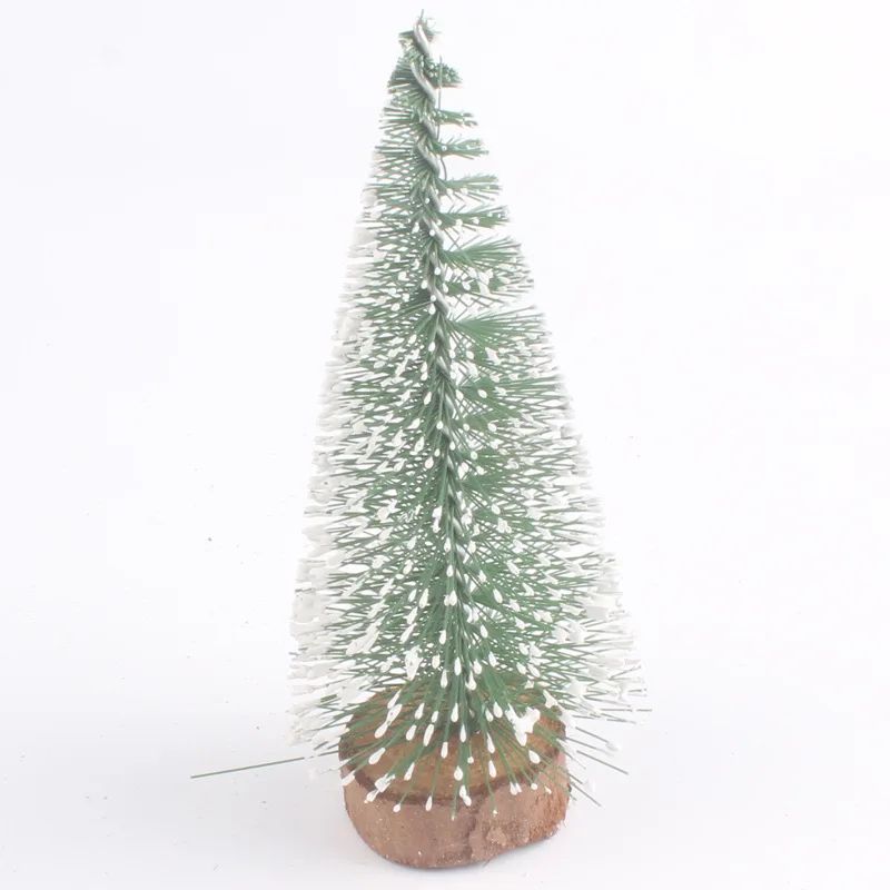 Snow Flocked Mini Christmas Trees – DIY Miniature Pine Decorations for Holiday Displays