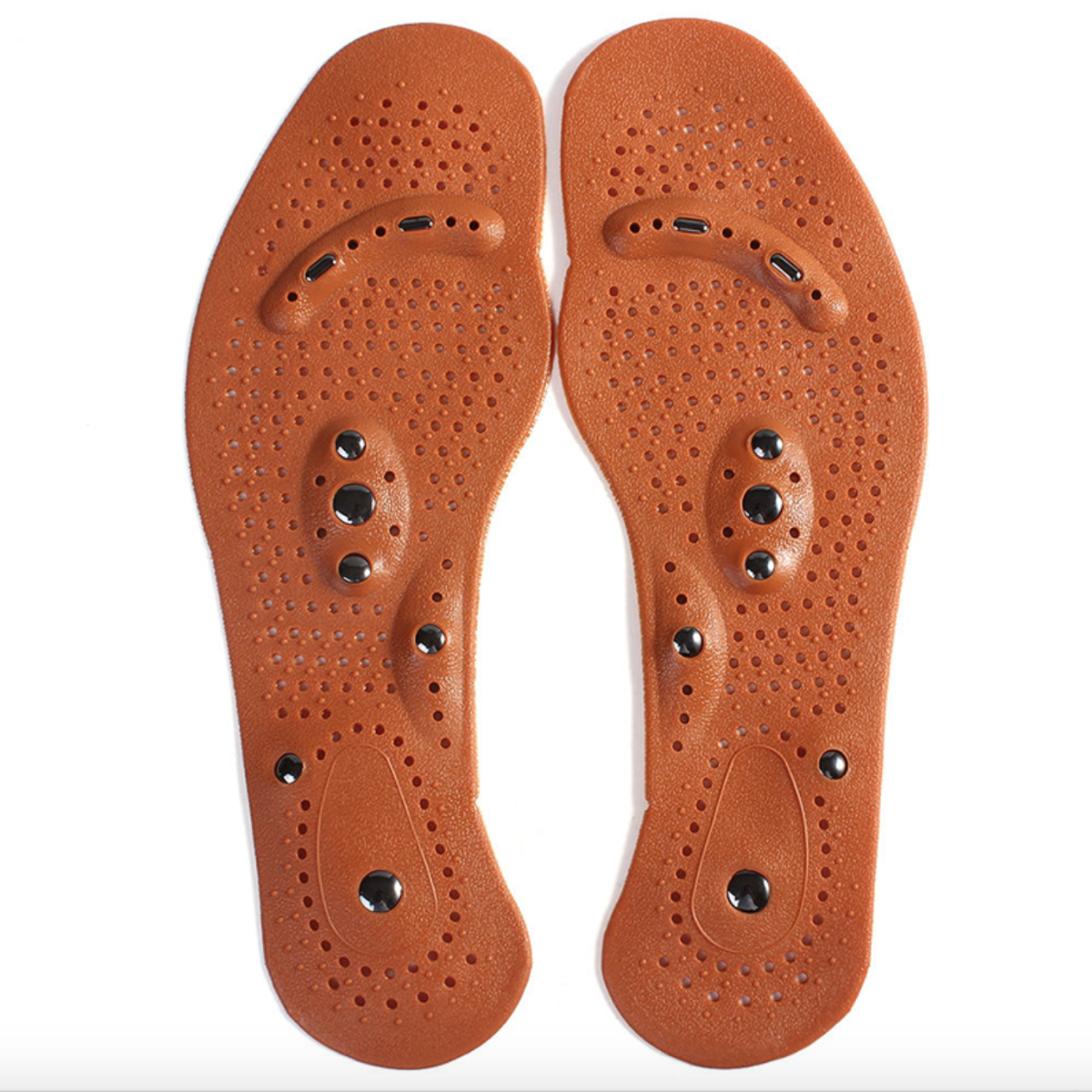 Acupressure Magnetic Reflex Insoles for Back & Foot Pain Relief