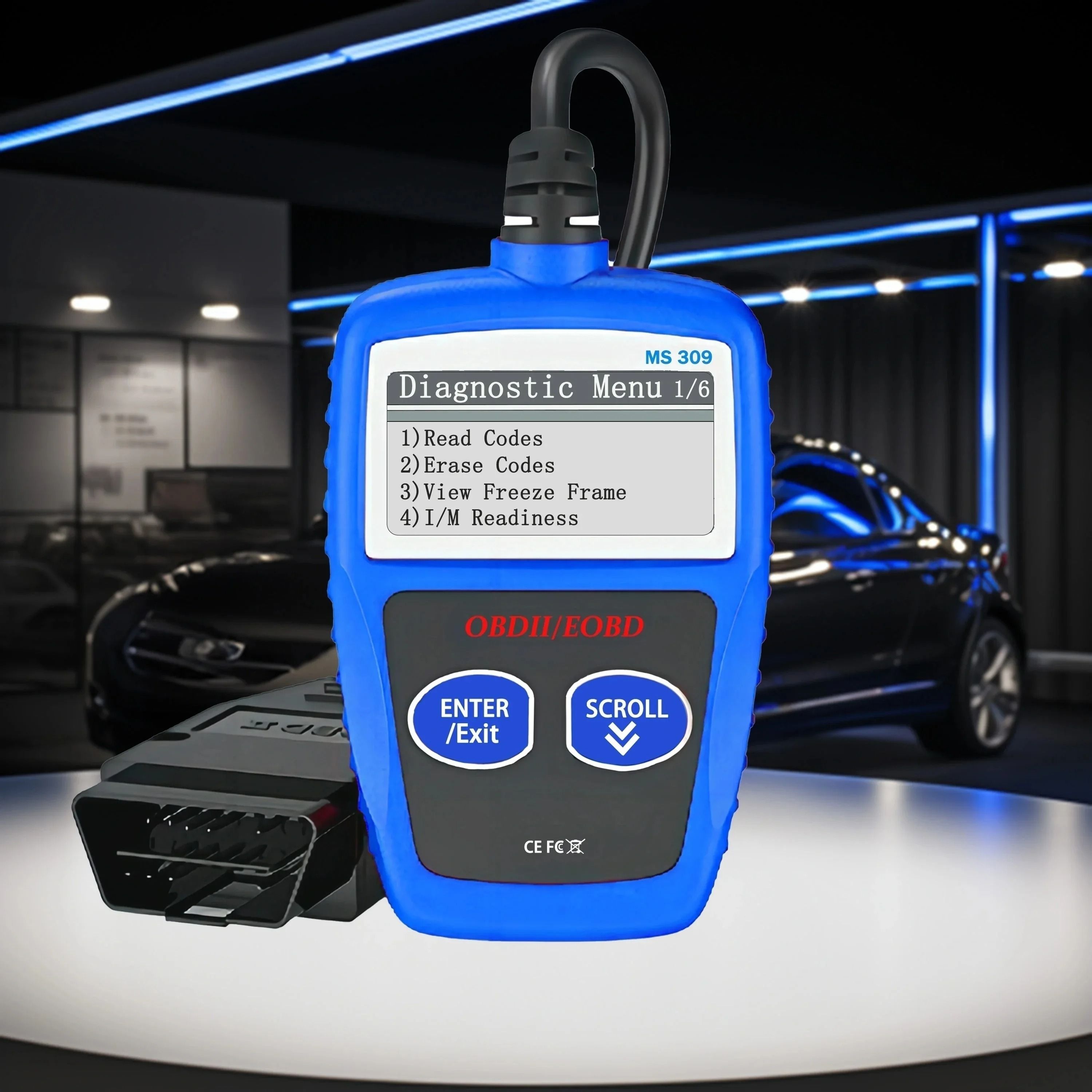 Advanced Car Diagnostic Tool Plus MS309 OBD2 Scanner