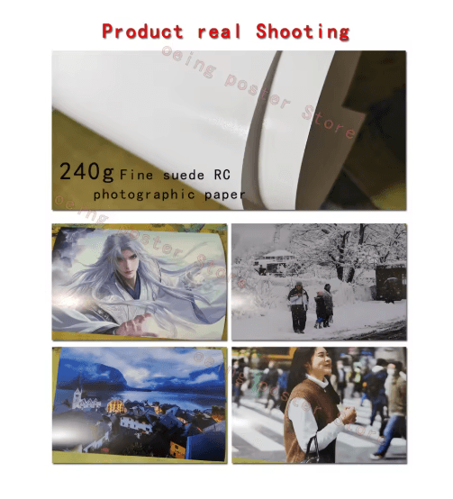 Custom Photo Poster Print – Personalized RC Satin Photo Paper Wall Art