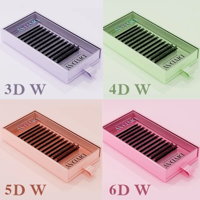 DIYDAY W Shape Eyelash Extensions Premade Fan Volume Lashes