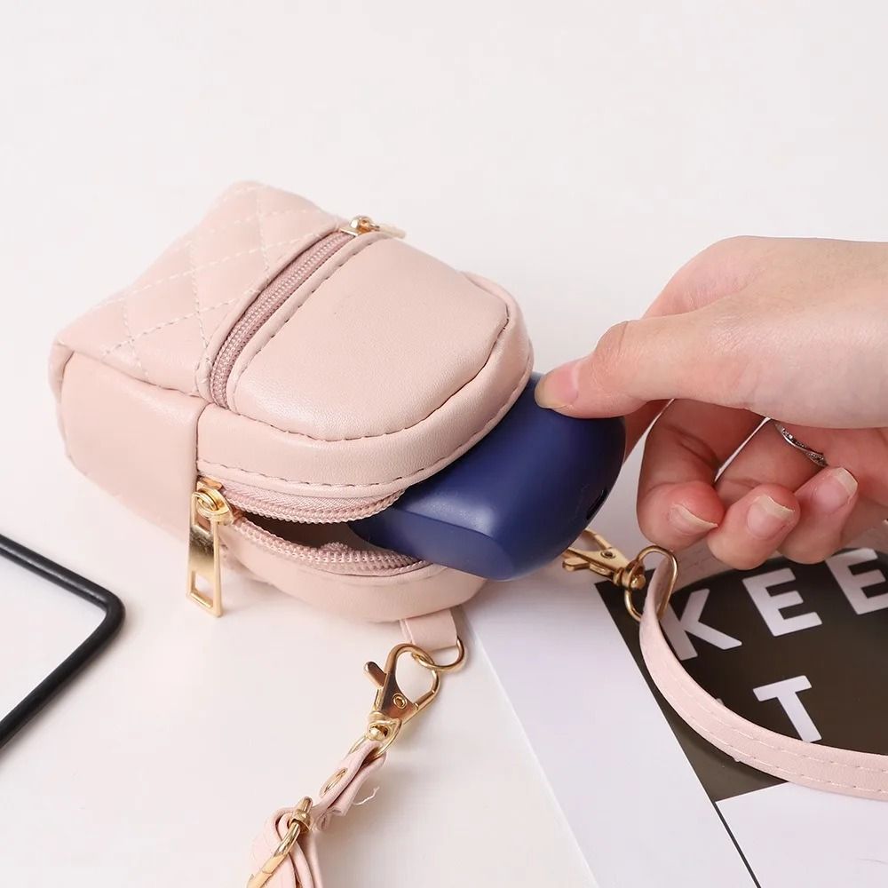 Portable PU Leather Coin Purse – Mini Crossbody Makeup Bag – High-Yield Accessory Interaction Hub
