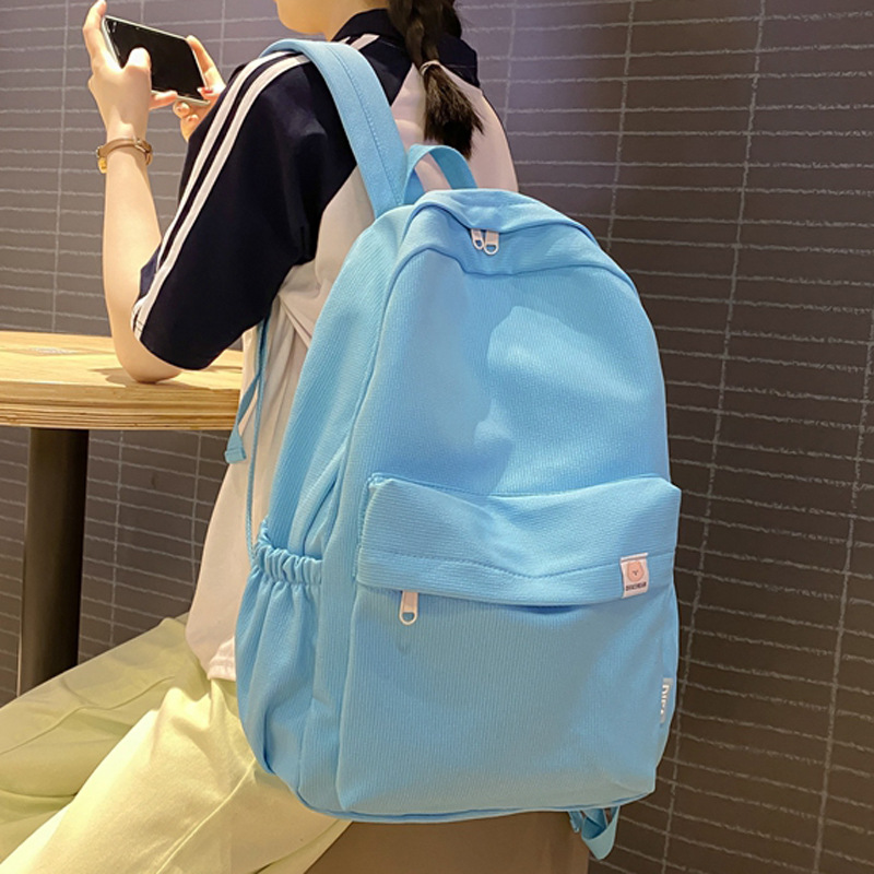 Minimalist Large Capacity Student Backpack Aesthetic College Laptop Bag for Men and Women